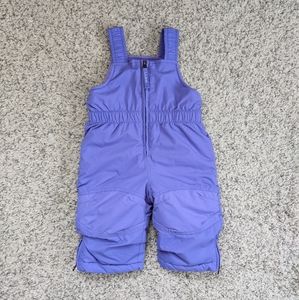 L.L. BEAN Infants' Cold Buster Snow Bib, 6-12M, Purple